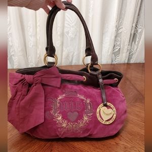 Juicy Couture Purple Velour Tote